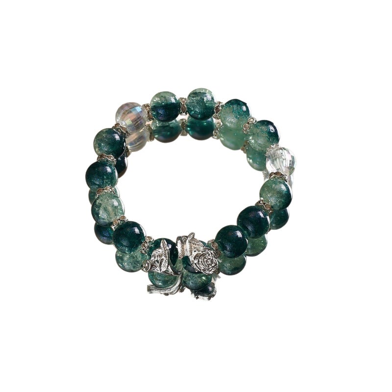 Xiaohongshu'S Popular Gradient Glass Butterfly Bracelet, High-End Super Fairy Bow Bracelet, Niche Design For Besties - Image 5